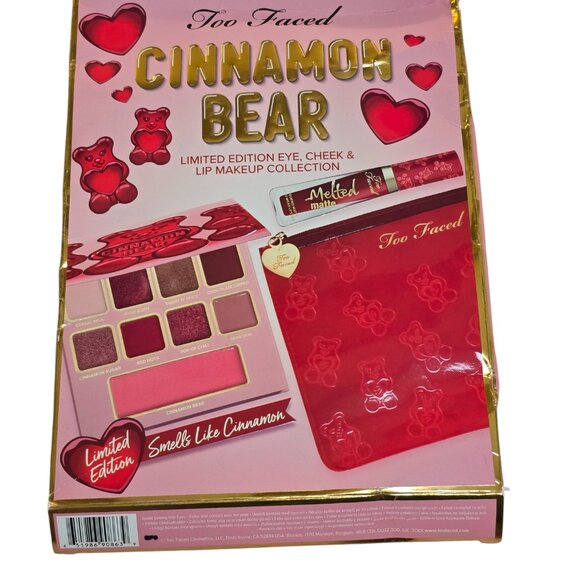 Too Faced Holiday Cinnamon Bear Eye Shadow Palette Box Damage - Picture 3 of 7